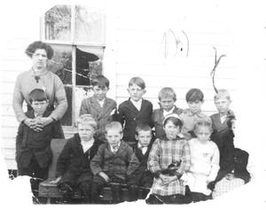 Old Bedford School, Bedford Texas, Miss Taylor's Class circa 1913